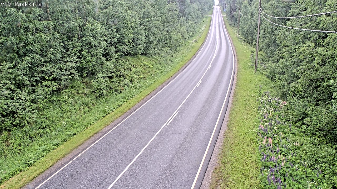 Weather Camera Image Väg 9 Tuusniemi, Paakkila, Tuusniemi, Pohjois-Savo