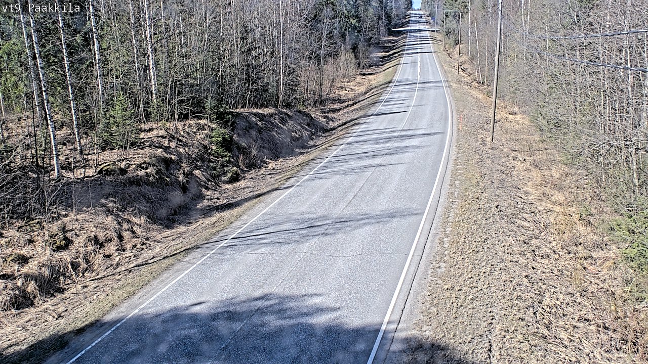 Weather Camera Image Road 9 Tuusniemi, Paakkila, Tuusniemi, Pohjois-Savo