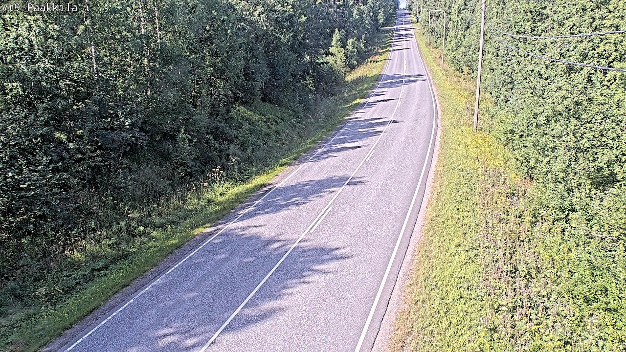 Weather Camera Image Väg 9 Tuusniemi, Paakkila, Tuusniemi, Pohjois-Savo