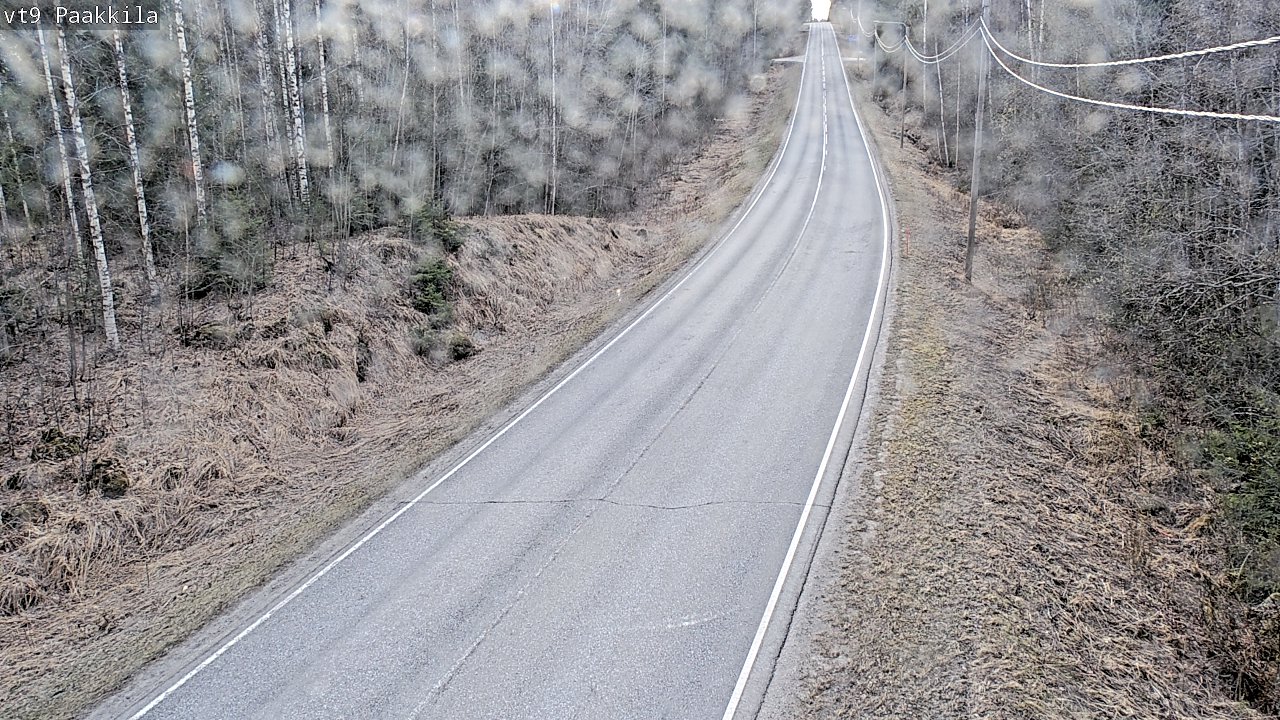 Weather Camera Image Väg 9 Tuusniemi, Paakkila, Tuusniemi, Pohjois-Savo