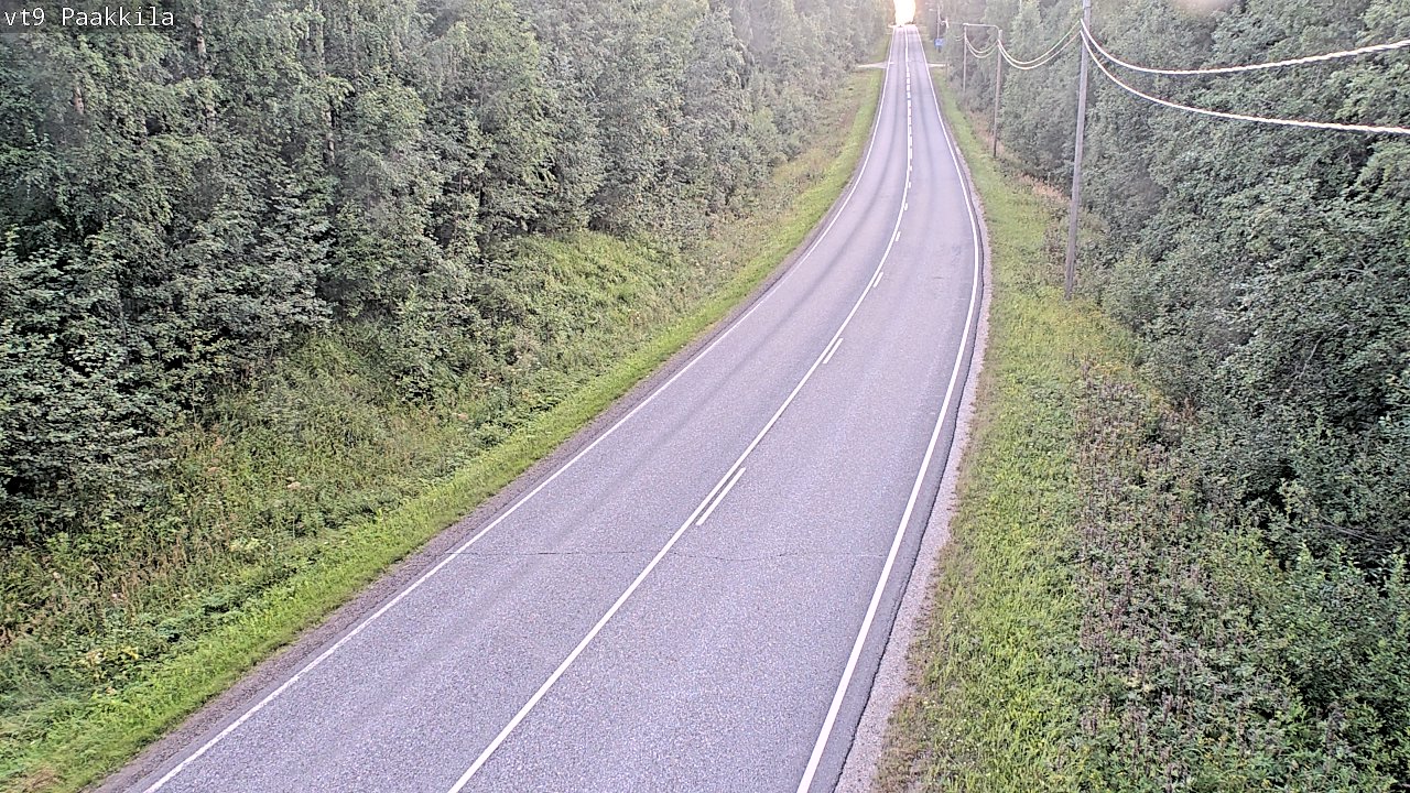 Weather Camera Image Väg 9 Tuusniemi, Paakkila, Tuusniemi, Pohjois-Savo