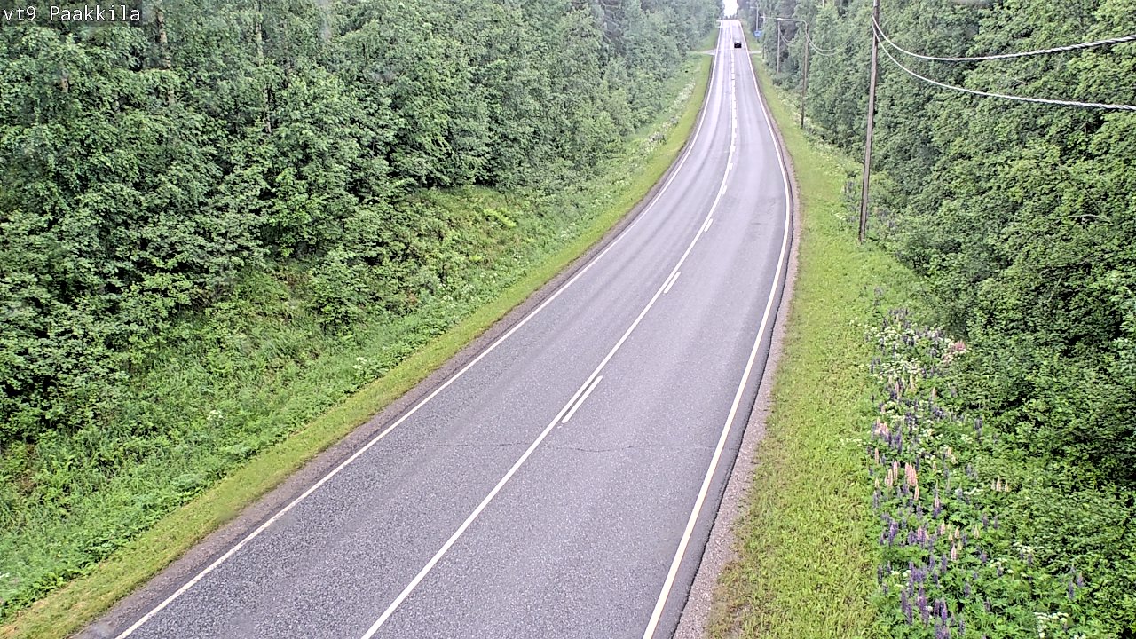 Weather Camera Image Väg 9 Tuusniemi, Paakkila, Tuusniemi, Pohjois-Savo