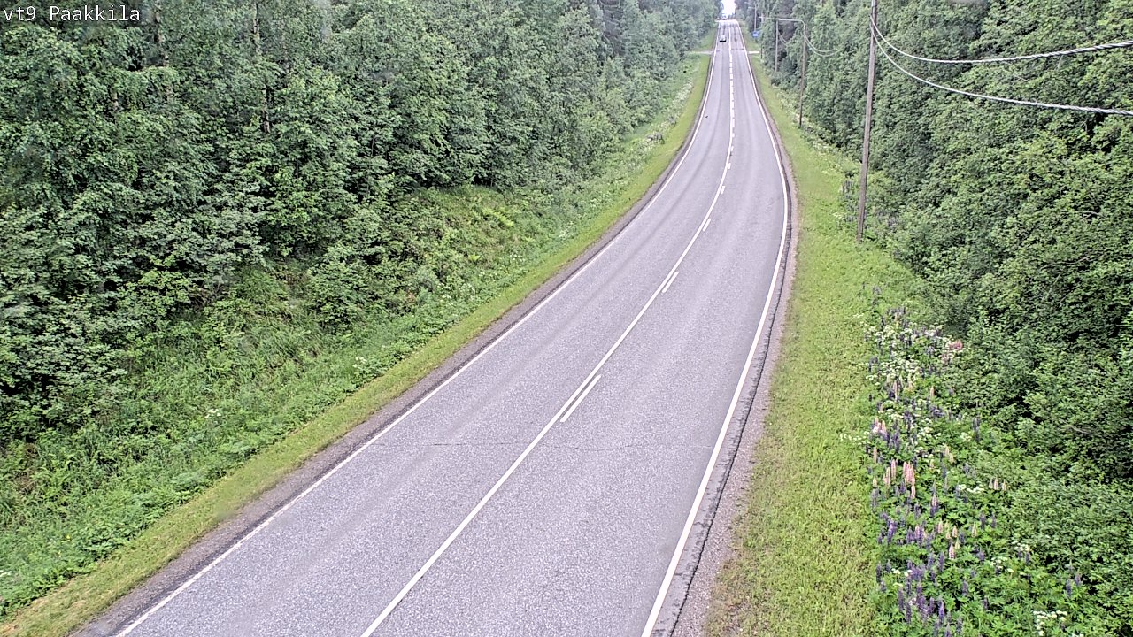 Weather Camera Image Väg 9 Tuusniemi, Paakkila, Tuusniemi, Pohjois-Savo