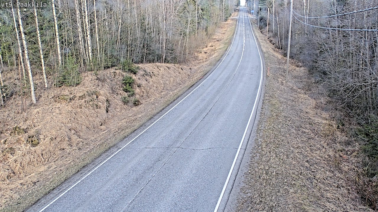 Weather Camera Image Road 9 Tuusniemi, Paakkila, Tuusniemi, Pohjois-Savo