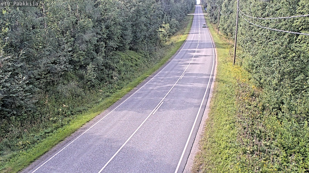 Weather Camera Image Väg 9 Tuusniemi, Paakkila, Tuusniemi, Pohjois-Savo