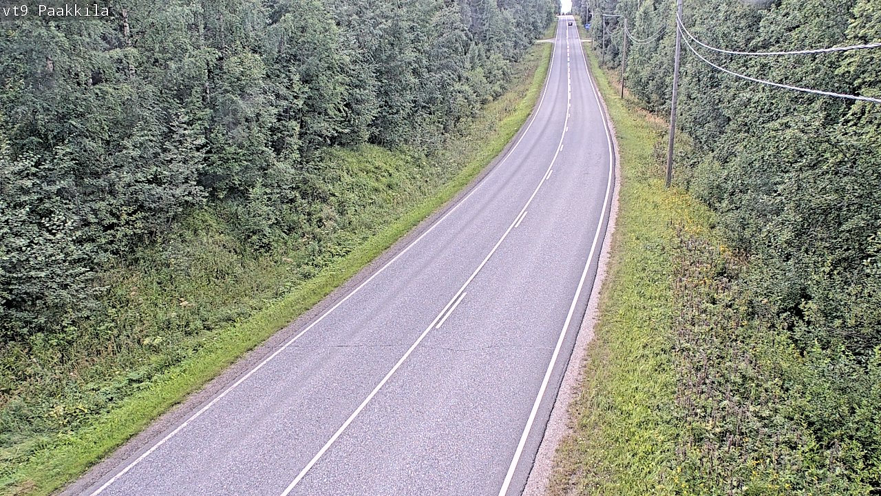 Weather Camera Image Väg 9 Tuusniemi, Paakkila, Tuusniemi, Pohjois-Savo