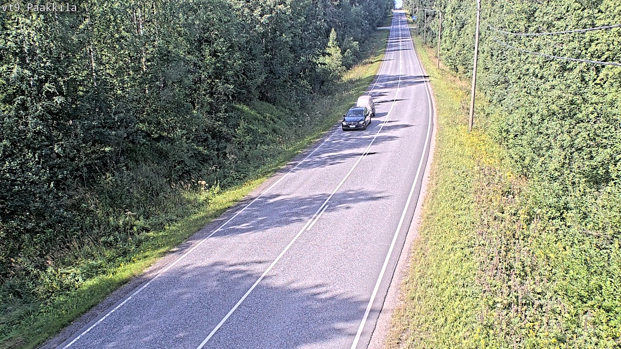Weather Camera Image Väg 9 Tuusniemi, Paakkila, Tuusniemi, Pohjois-Savo