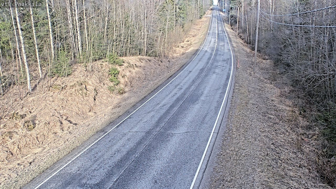 Weather Camera Image Väg 9 Tuusniemi, Paakkila, Tuusniemi, Pohjois-Savo