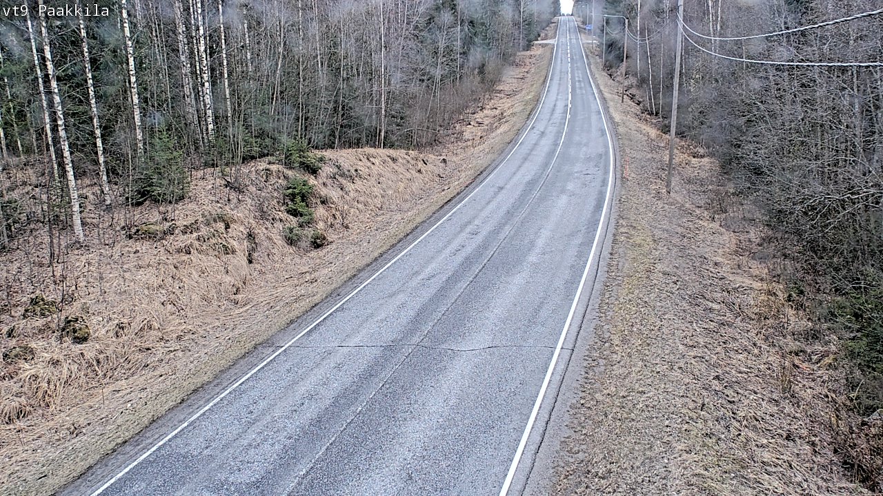 Weather Camera Image Väg 9 Tuusniemi, Paakkila, Tuusniemi, Pohjois-Savo