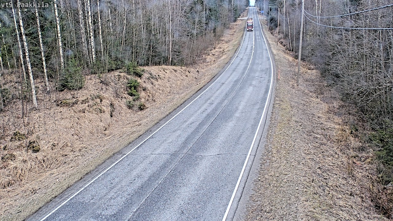 Weather Camera Image Väg 9 Tuusniemi, Paakkila, Tuusniemi, Pohjois-Savo