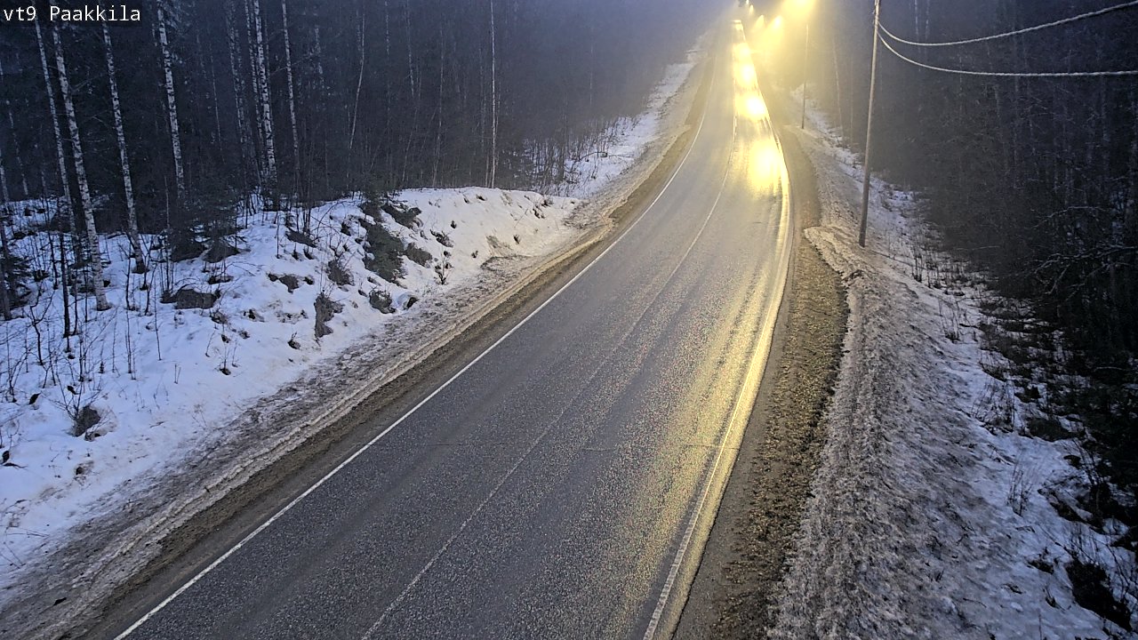 Weather Camera Image Väg 9 Tuusniemi, Paakkila, Tuusniemi, Pohjois-Savo