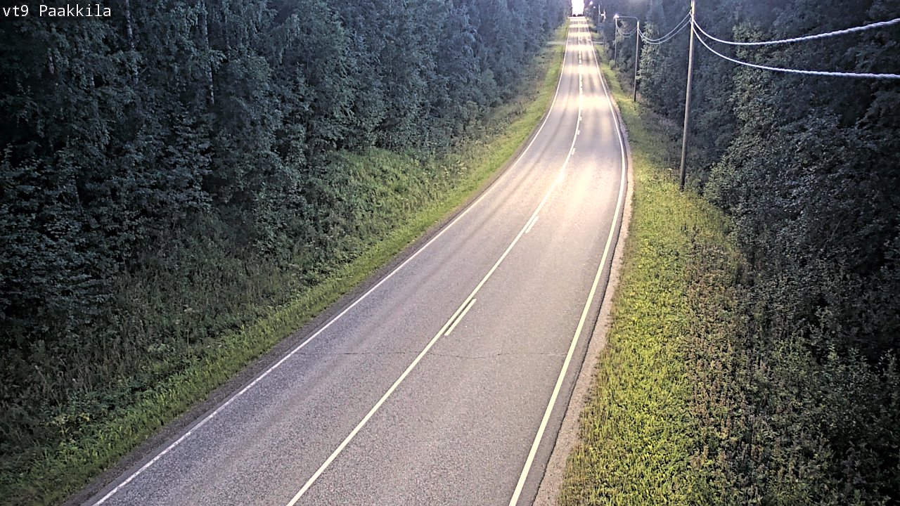Weather Camera Image Väg 9 Tuusniemi, Paakkila, Tuusniemi, Pohjois-Savo