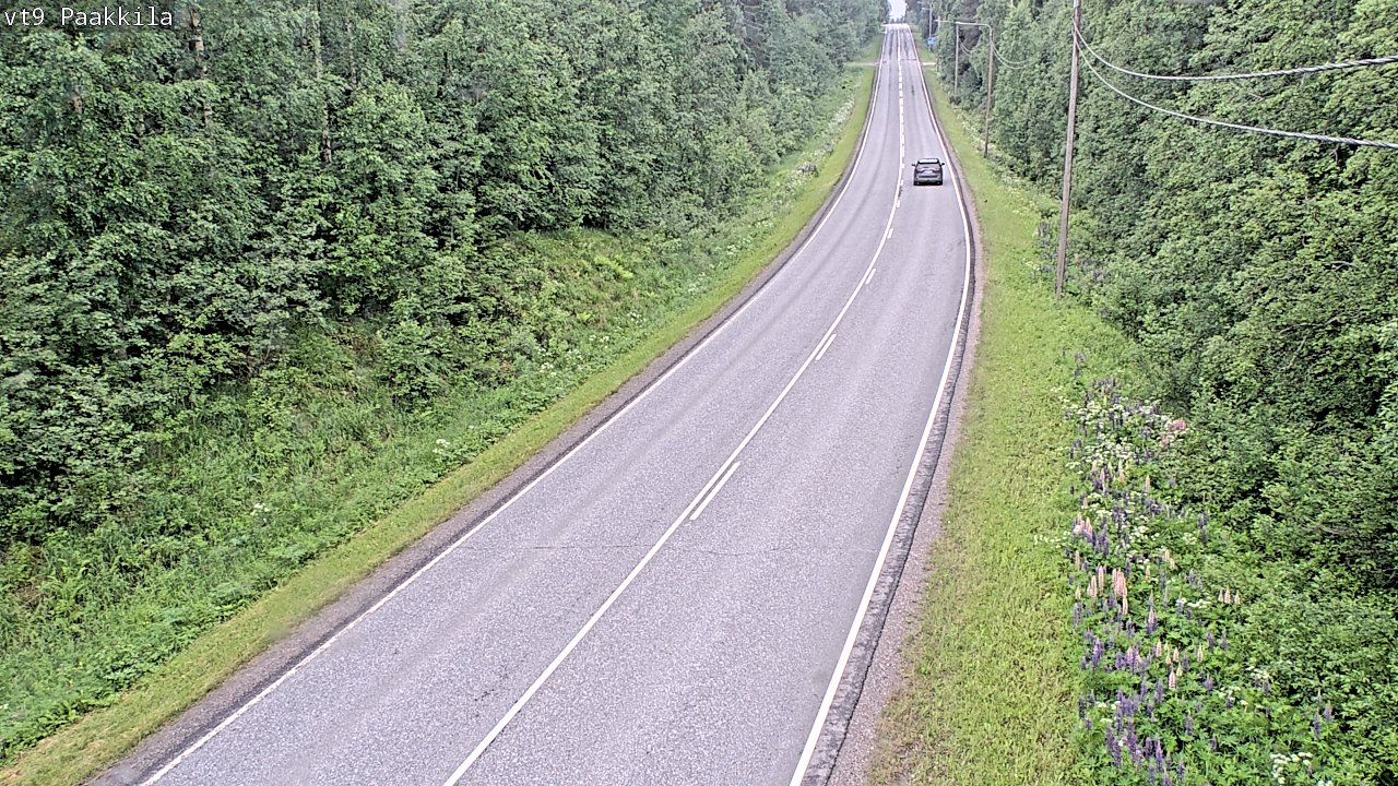 Weather Camera Image Väg 9 Tuusniemi, Paakkila, Tuusniemi, Pohjois-Savo