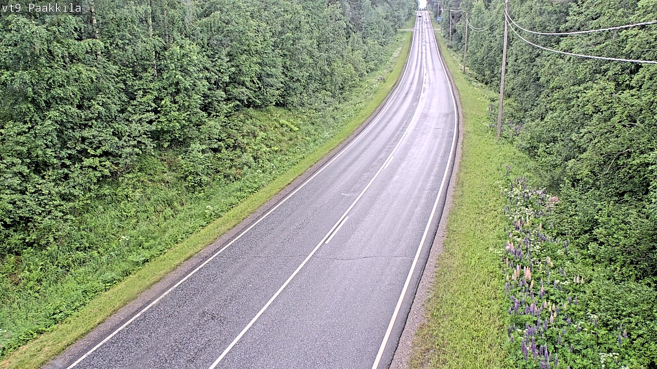 Weather Camera Image Väg 9 Tuusniemi, Paakkila, Tuusniemi, Pohjois-Savo