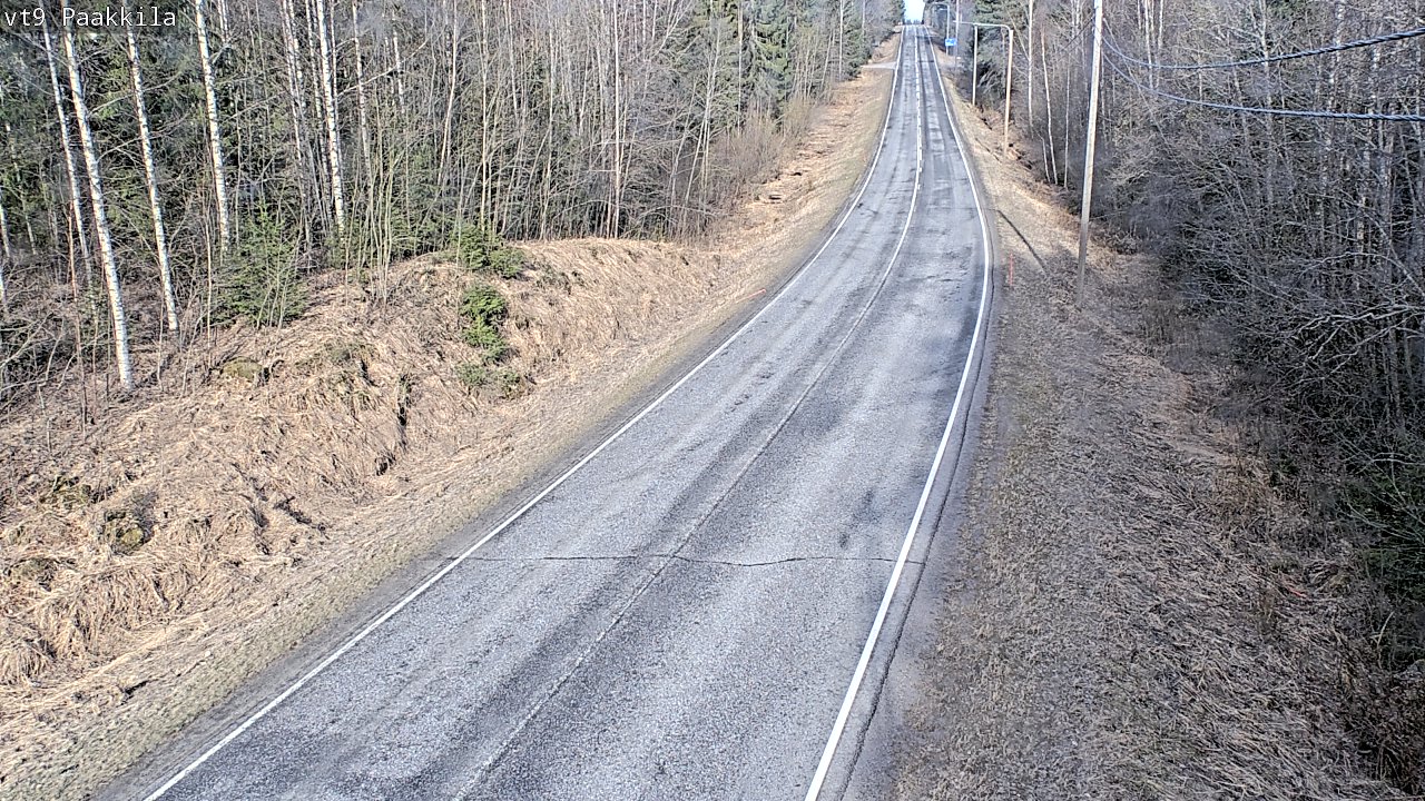 Weather Camera Image Väg 9 Tuusniemi, Paakkila, Tuusniemi, Pohjois-Savo