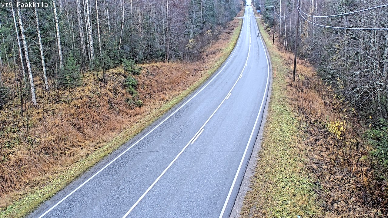 Kelikamerat Kuva Tie 9 Tuusniemi, Paakkila, Tuusniemi, Pohjois-Savo