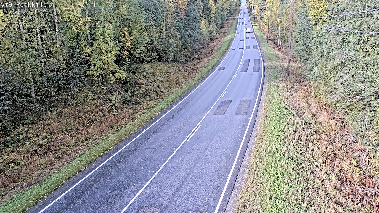 Weather Camera Image Väg 9 Tuusniemi, Paakkila, Tuusniemi, Pohjois-Savo