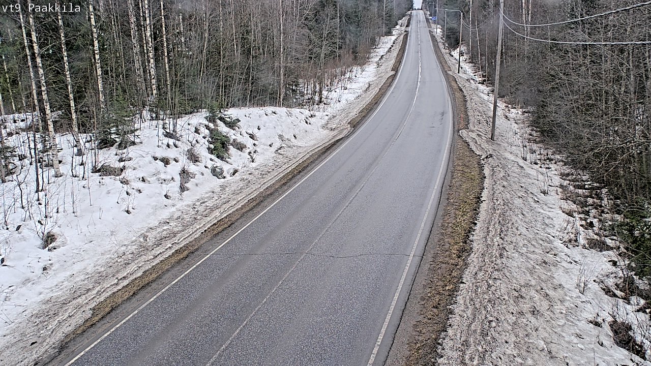 Kelikamerat Kuva Tie 9 Tuusniemi, Paakkila, Tuusniemi, Pohjois-Savo