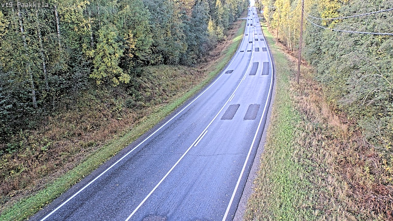 Weather Camera Image Väg 9 Tuusniemi, Paakkila, Tuusniemi, Pohjois-Savo