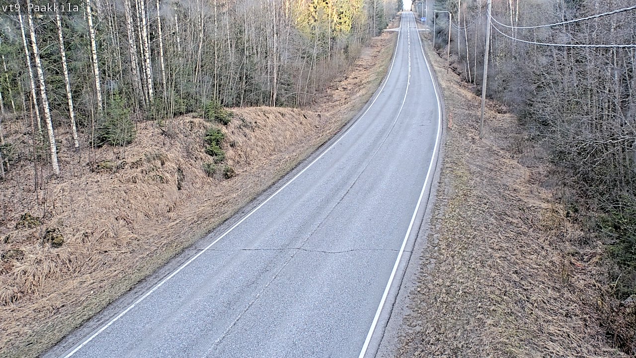 Weather Camera Image Road 9 Tuusniemi, Paakkila, Tuusniemi, Pohjois-Savo
