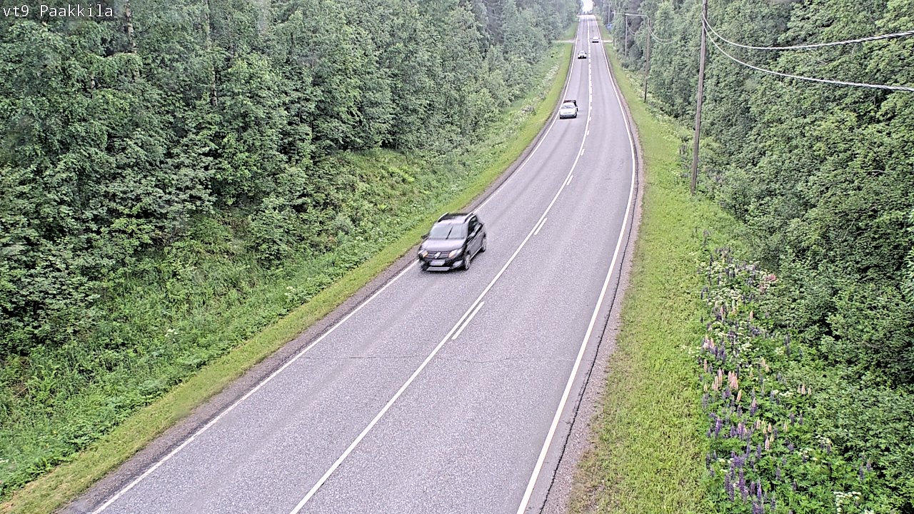 Weather Camera Image Väg 9 Tuusniemi, Paakkila, Tuusniemi, Pohjois-Savo