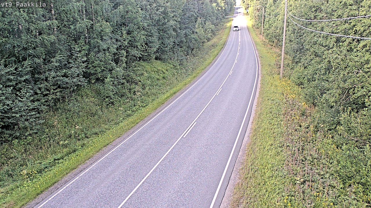 Weather Camera Image Väg 9 Tuusniemi, Paakkila, Tuusniemi, Pohjois-Savo