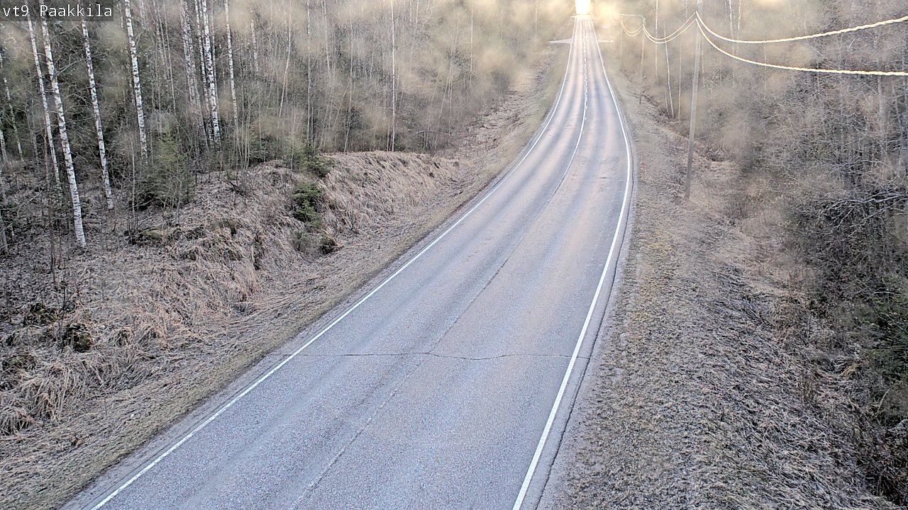 Weather Camera Image Väg 9 Tuusniemi, Paakkila, Tuusniemi, Pohjois-Savo