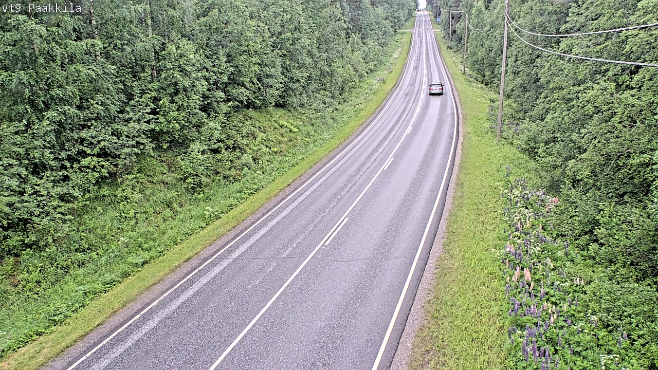 Weather Camera Image Väg 9 Tuusniemi, Paakkila, Tuusniemi, Pohjois-Savo