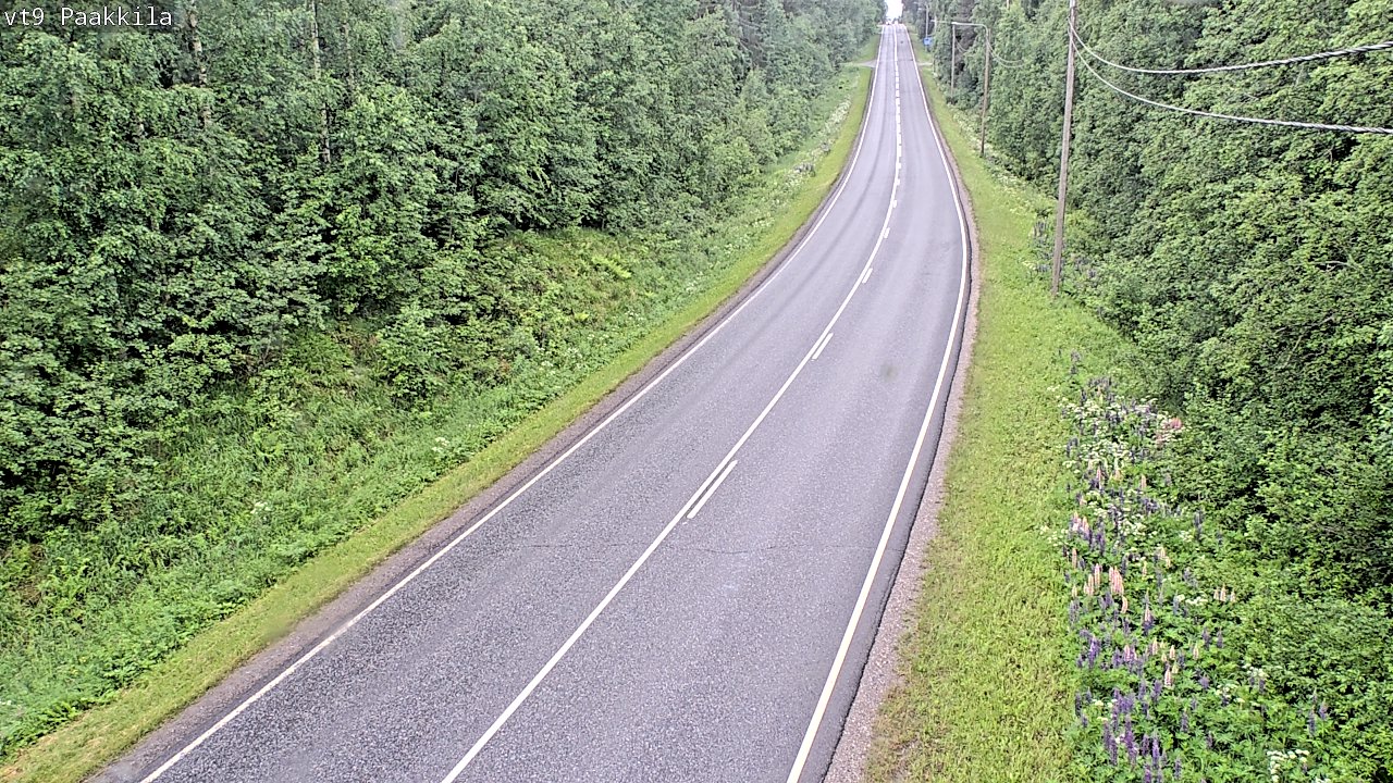 Weather Camera Image Väg 9 Tuusniemi, Paakkila, Tuusniemi, Pohjois-Savo