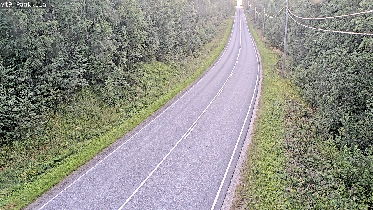 Weather Camera Image Väg 9 Tuusniemi, Paakkila, Tuusniemi, Pohjois-Savo