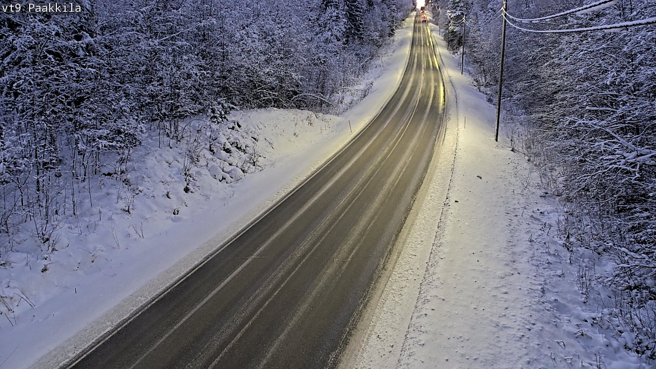 Kelikamerat Kuva Tie 9 Tuusniemi, Paakkila, Tuusniemi, Pohjois-Savo