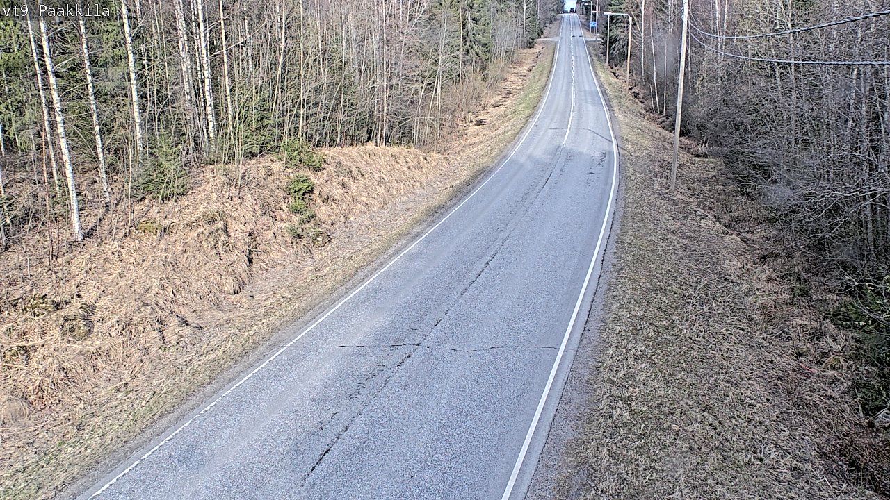 Weather Camera Image Road 9 Tuusniemi, Paakkila, Tuusniemi, Pohjois-Savo