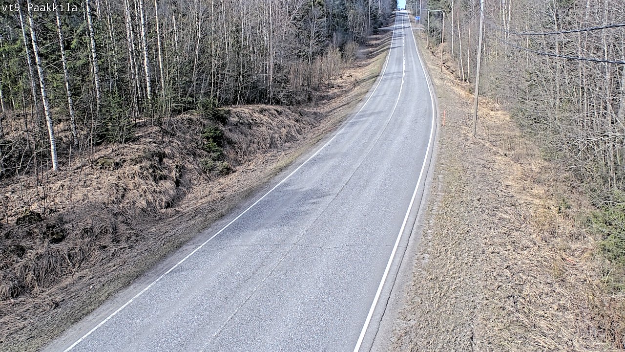 Weather Camera Image Road 9 Tuusniemi, Paakkila, Tuusniemi, Pohjois-Savo