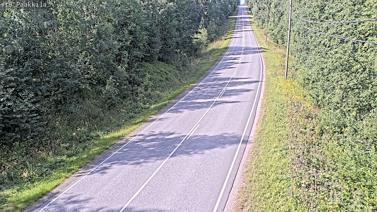 Weather Camera Image Väg 9 Tuusniemi, Paakkila, Tuusniemi, Pohjois-Savo
