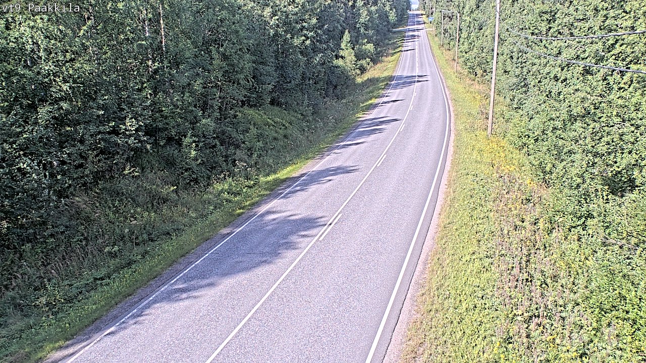 Weather Camera Image Väg 9 Tuusniemi, Paakkila, Tuusniemi, Pohjois-Savo