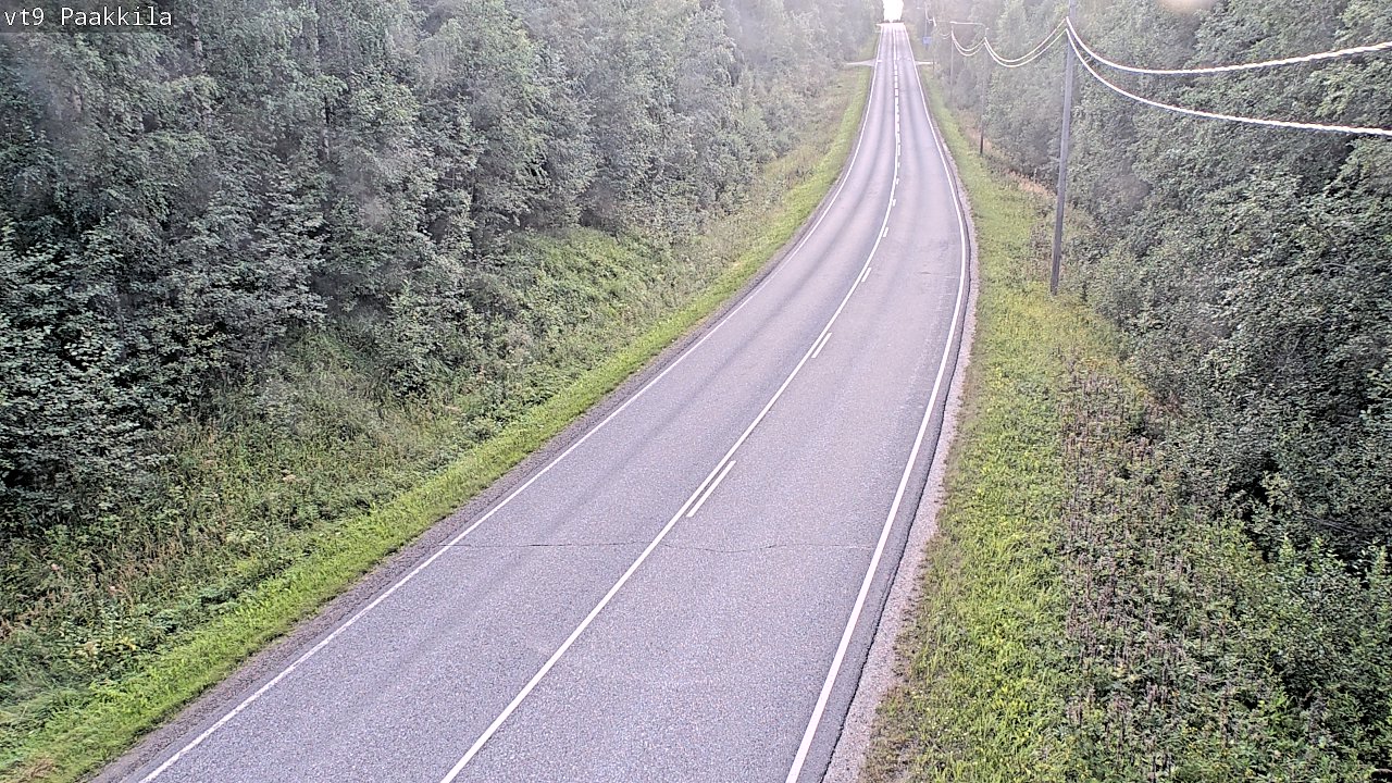 Weather Camera Image Väg 9 Tuusniemi, Paakkila, Tuusniemi, Pohjois-Savo