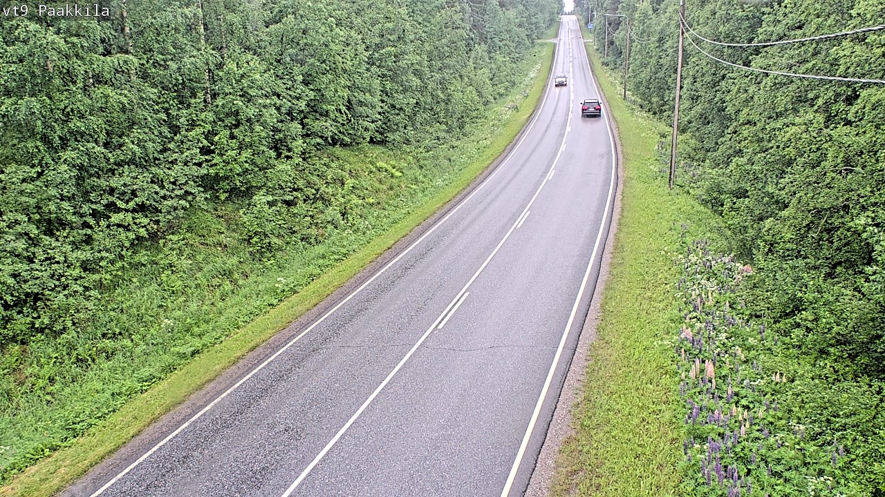 Weather Camera Image Väg 9 Tuusniemi, Paakkila, Tuusniemi, Pohjois-Savo