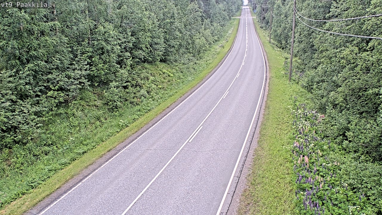 Weather Camera Image Väg 9 Tuusniemi, Paakkila, Tuusniemi, Pohjois-Savo