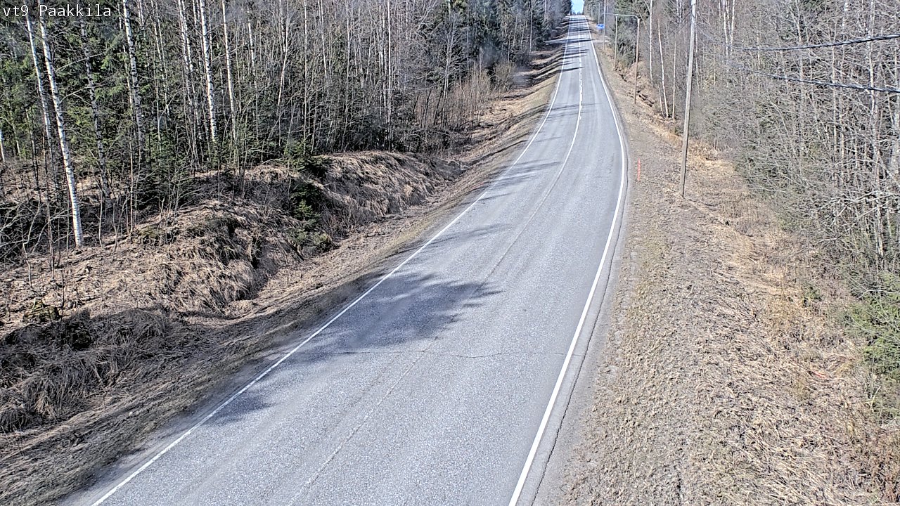 Weather Camera Image Väg 9 Tuusniemi, Paakkila, Tuusniemi, Pohjois-Savo