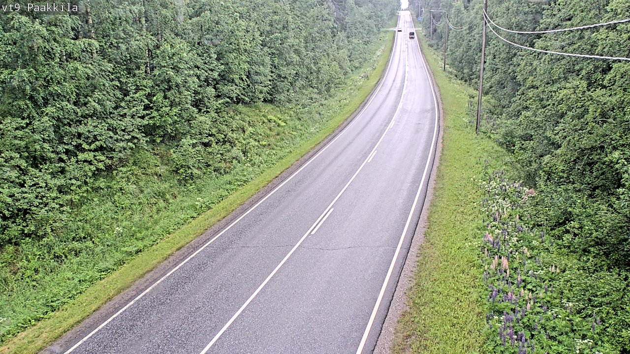 Weather Camera Image Väg 9 Tuusniemi, Paakkila, Tuusniemi, Pohjois-Savo