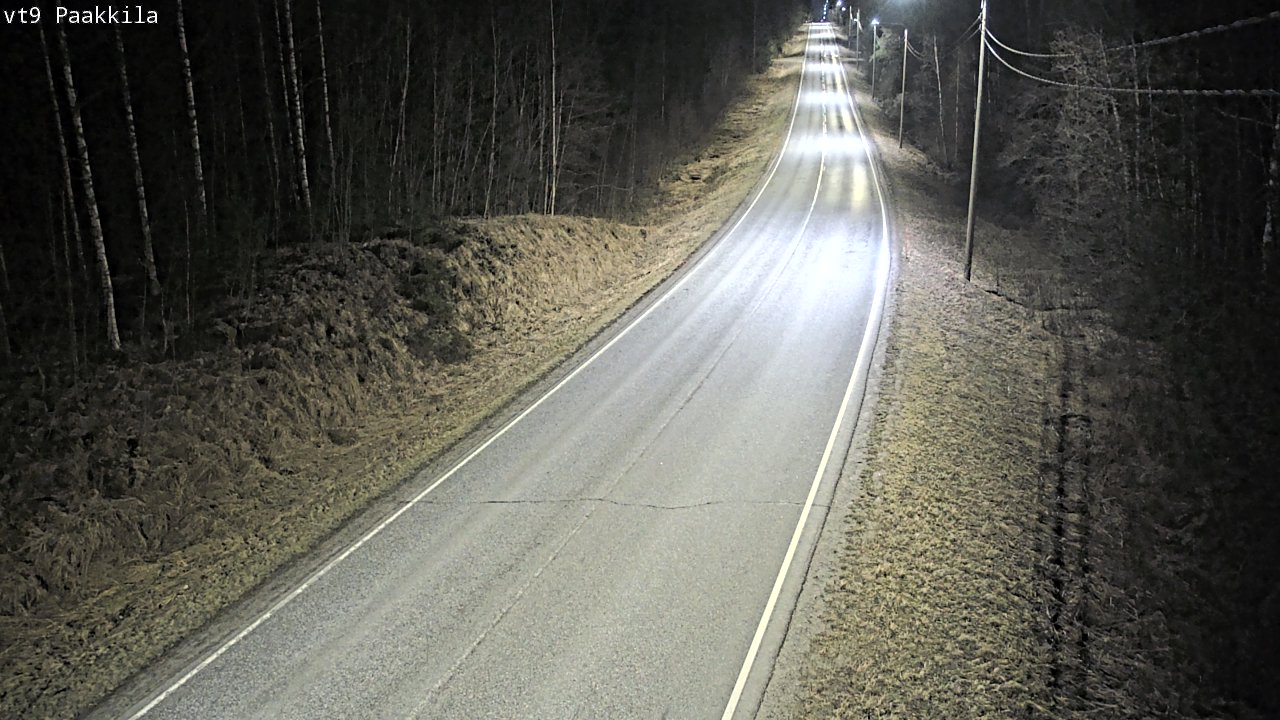 Weather Camera Image Väg 9 Tuusniemi, Paakkila, Tuusniemi, Pohjois-Savo