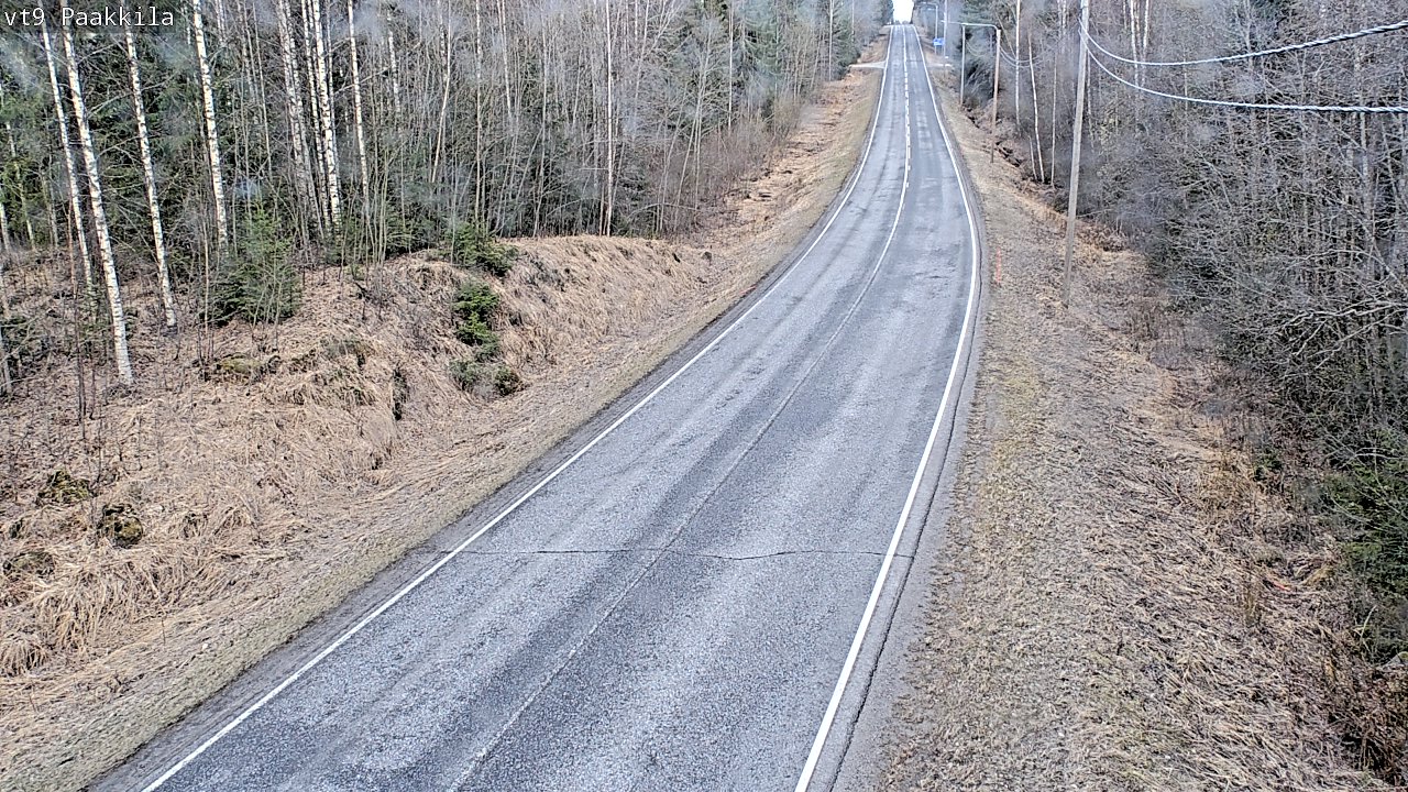 Weather Camera Image Väg 9 Tuusniemi, Paakkila, Tuusniemi, Pohjois-Savo