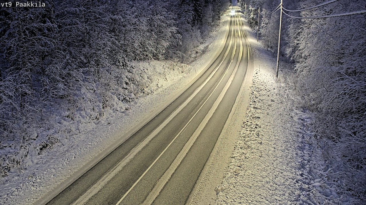 Kelikamerat Kuva Tie 9 Tuusniemi, Paakkila, Tuusniemi, Pohjois-Savo