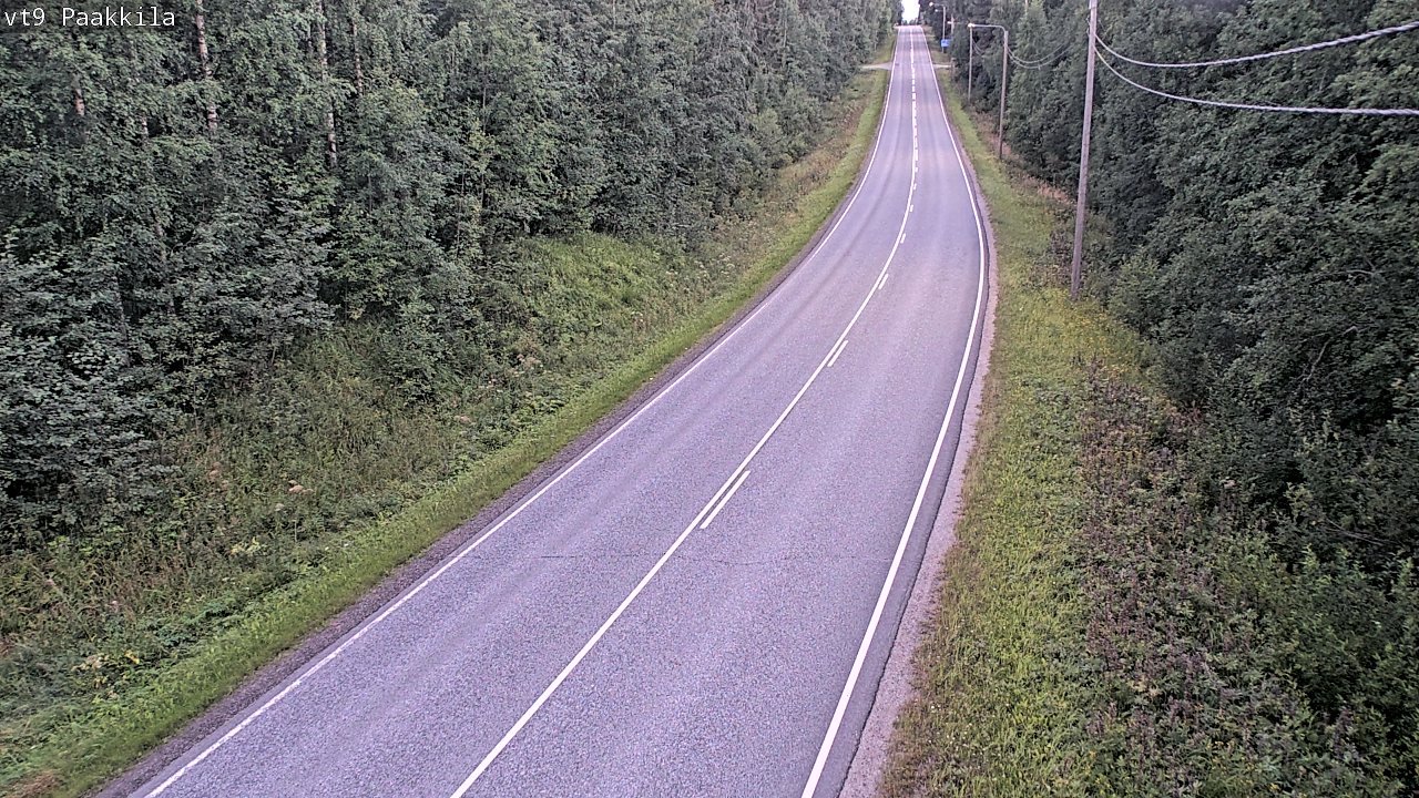 Weather Camera Image Väg 9 Tuusniemi, Paakkila, Tuusniemi, Pohjois-Savo