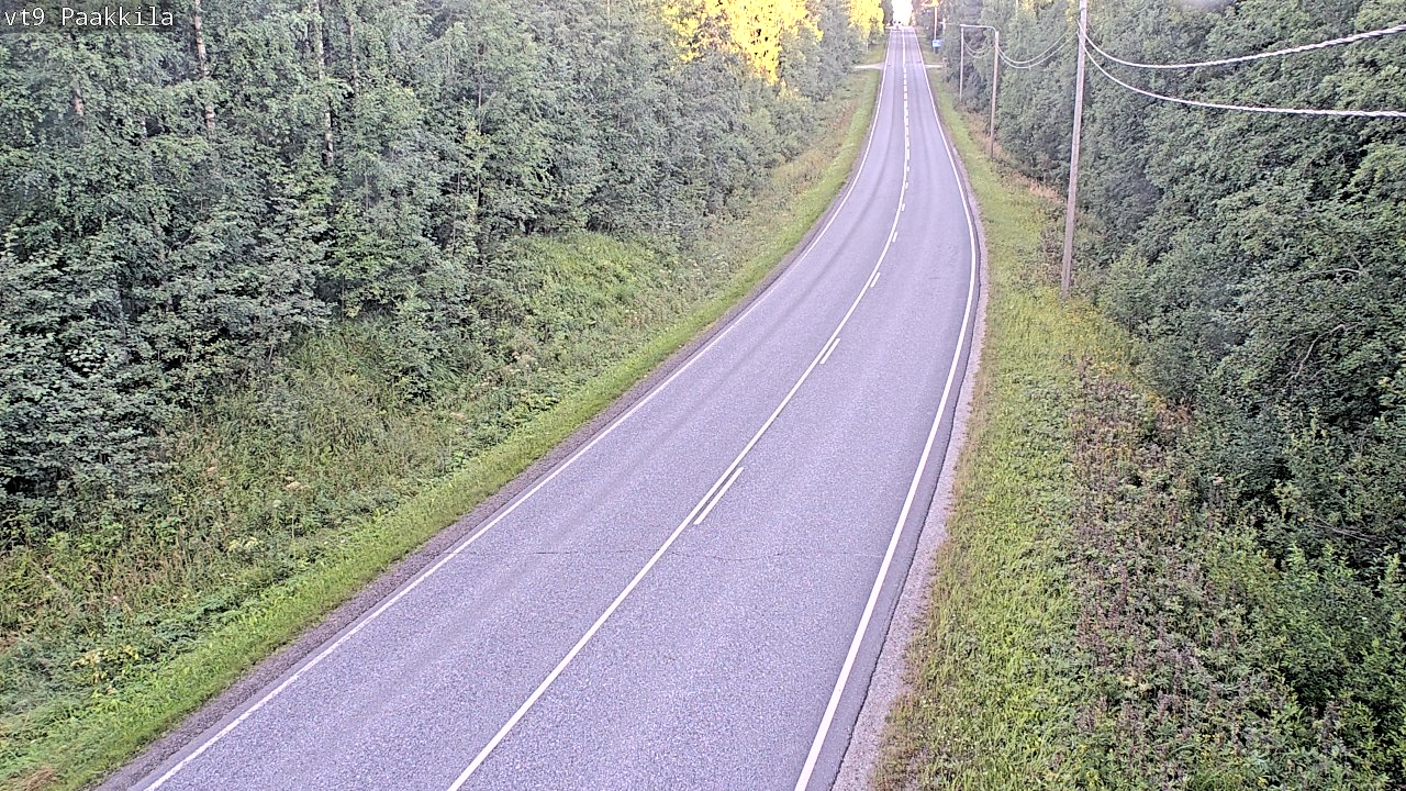 Weather Camera Image Väg 9 Tuusniemi, Paakkila, Tuusniemi, Pohjois-Savo