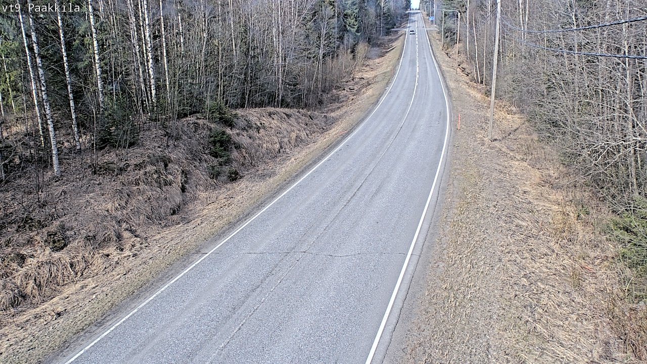 Weather Camera Image Väg 9 Tuusniemi, Paakkila, Tuusniemi, Pohjois-Savo