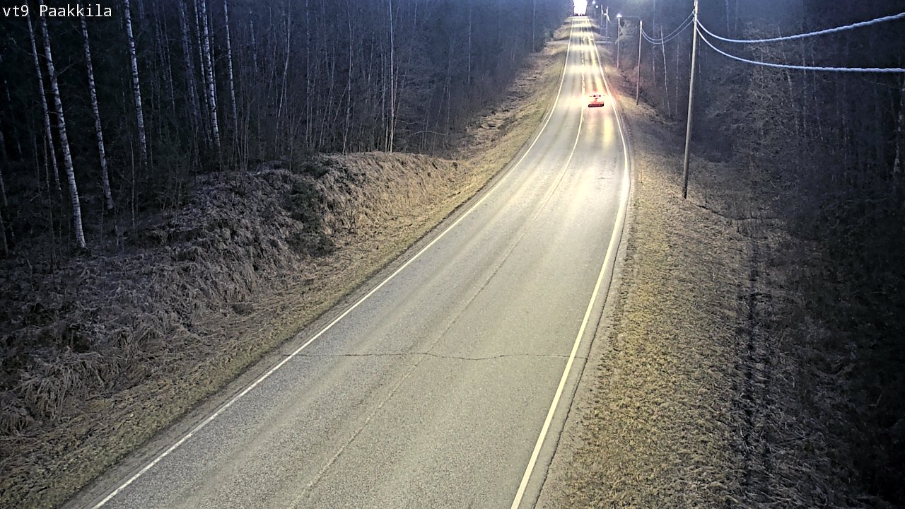 Weather Camera Image Väg 9 Tuusniemi, Paakkila, Tuusniemi, Pohjois-Savo