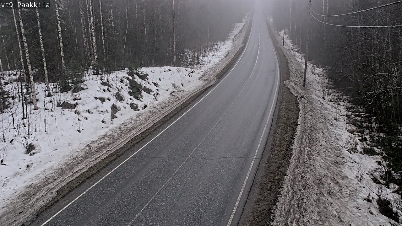 Weather Camera Image Väg 9 Tuusniemi, Paakkila, Tuusniemi, Pohjois-Savo