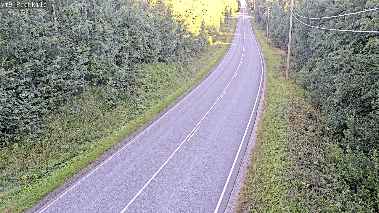 Weather Camera Image Väg 9 Tuusniemi, Paakkila, Tuusniemi, Pohjois-Savo
