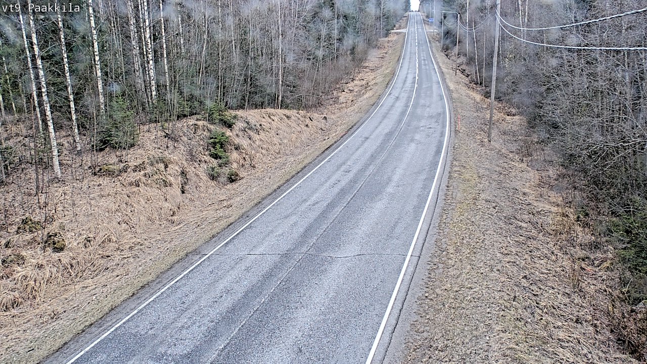 Weather Camera Image Väg 9 Tuusniemi, Paakkila, Tuusniemi, Pohjois-Savo